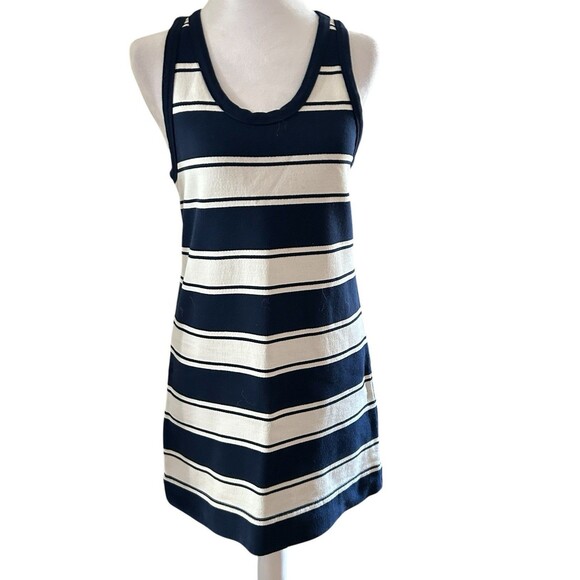 J Crew Striped Tank Style Summer Knit Dress‎ Sz XS - Picture 1 of 6